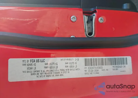 2018 Dodge Charger R/T Rwd from USA, damaged, VIN 2C3CDXCT9JH238253